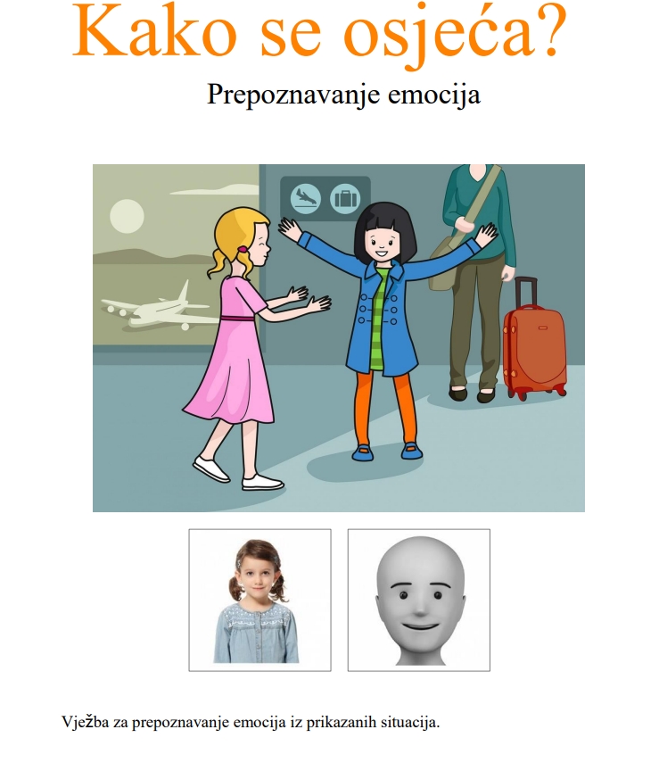 KAKO SE OSJEĆA? Prepoznavanje emocija i stanja.